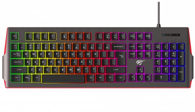 Клавиатура Havit hv-kb866l Black, usb, игровая, подсветка
