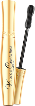 Tusz do rzęs Eveline Cosmetics Volume Celebrities Mascara Black pogrubiająco-podkręcający 8 ml (5907609327826)