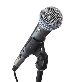 Динамічний вокальний суперкардіоїдний мікрофон Shure BETA 58A + тримач та чохол в комплекті