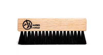 Антистатична щітка Audio Anatomy Oak Wood Brush Natura With Antistatic Goat And Nylon Fiber - Deluxe Dry & Wet Cleaning