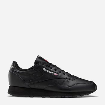 Чоловічі кросівки Reebok Classic Leather 100008494 44.5 (11US) 29 см Чорні (4065419128062)