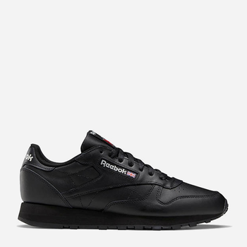 Buty sportowe męskie skórzane na platformie do kostki Reebok Classic Leather 100008494 44.5 (11US) 29 cm Czarne (4065419128062)