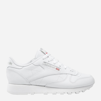 Buty sportowe damskie skórzane na platformie do kostki Reebok Classic Leather 100008496 38 (7.5US) 24.5 cm Białe (4065418342742)