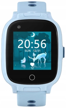 Smartwatch dla dzieci Garett Kids Twin 4G Blue (5904238484302)