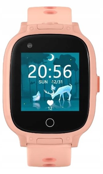 Smartwatch dla dzieci Garett Kids Twin 4G Pink (5904238484326)