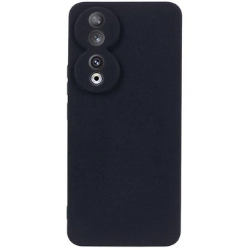 Силиконовый (TPU) чехол Deexe Matte Case для Honor 90 - Black
