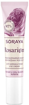 Krem pod oczy Soraya Rosarium przeciwzmarszczkowy różany 15 ml (5901045083476)