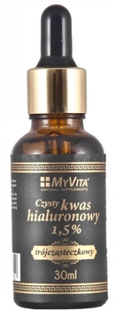 Сироватка для обличчя Myvita з гіалуроновою кислотою 1.5% 30 мл (5906874332252)