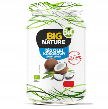 Кокосова олія Big Nature Bio Extra Virgin 900 мл (5903293144121)