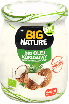 Olej kokosowy Big Nature Bio Rafinowany 480 ml (5903293144060)