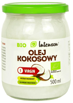 Кокосова олія Intenson Bio Virgin 500 мл (5902150281948)