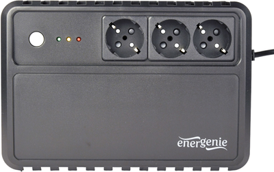 Джерело безперебійного живлення EnerGenie Desktop 1000VA (600W) Black (EG-UPS-3SDT1000-01)