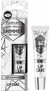 Рідка помада та блиск для губ Floslek Lip Care Angelic Diamond безбарвний 10 г (5905043007243)