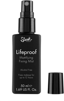 Woda kosmetyczna Sleek Lifeproof Mattifying Fixing Mist 50 ml (5029724158540)