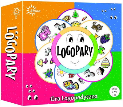 Gra planszowa Abino Logopedyczna "Logopary" (5907518337367)