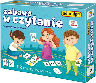 Gra planszowa Adamigo Zabawa w czytanie (5902410007523)