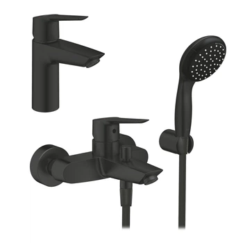 Набір змішувачів для ванної GROHE QuickFix Start UA303301SQ чорний латунь CV032757