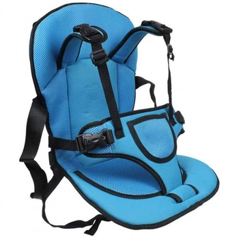 Детское бескаркасное автокресло Multi Function Car Cushion до 5 лет синий