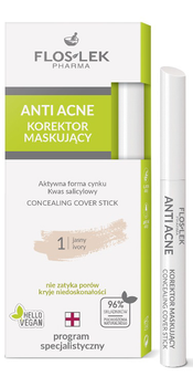 Korektor Floslek Anti Acne maskujący 1 Jasny (5905043021188)