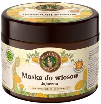 Maska do wlosow Receptury Zielarki Jajeczna 300 ml (5903794194397)