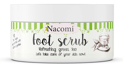 Пілінг для ніг Nacomi Sugar Foot Scrub Зелений чай 125 г (5901878689869)