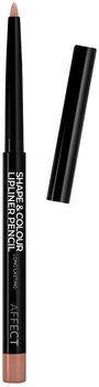 Konturówka do ust Affect Shape & Colour Lipliner Pencil Long Lasting Nude Beige (5902414439610)