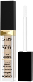 Korektor w płynie Eveline Cosmetics Wonder Match Coverage Creamy Concealer 25 Sand Nude 7 ml (5903416048435)