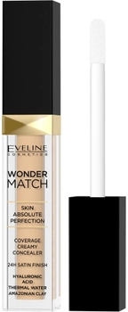 Korektor w płynie Eveline Cosmetics Wonder Match Coverage Creamy Concealer 10 Light Vanilla 7 ml (5901761985214)