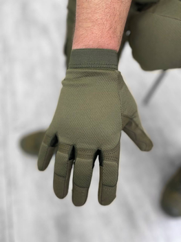 Тактичні рукавички Olive Tactical Gloves Elite S