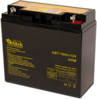 Аккумуляторная батарея Altek ABT-18Аh/12V AGM (Altek2115001)