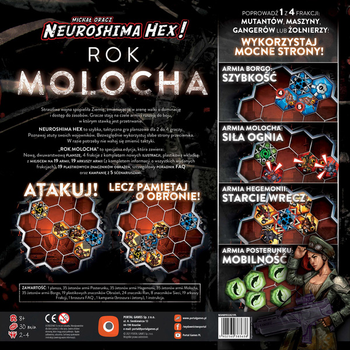 Настільна гра Portal Games Neuroshima Hex 3.0: Рік Молоху (5902560383638)