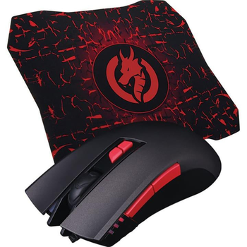 Комплект (миша + ігрова поверхня) Piko FX72 USB Black (1283126489495)