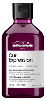 Гелевий шампунь L'Oreal Serie Expert Curl Expression Anti-Buildup Cleansing Jelly Shampoo для кучерявого волосся очищуючий 300 мл (3474637069070)