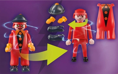Набір фігурок Playmobil Scooby-Doo 70710 Пригода з Примарним Клоуном (4008789707109)