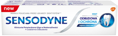 Зубна паста Sensodyne Відновлювальна та захисна з фтором 75 мл (5908311869161)