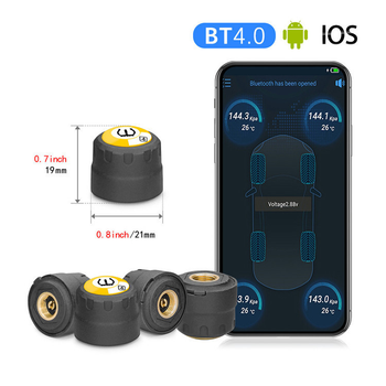 Датчики тиску TPMS в шинах Bluetooth 4.0