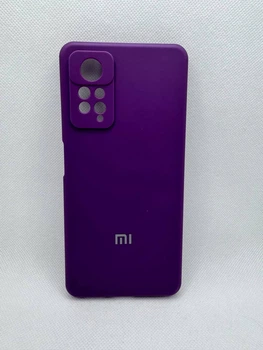 Чохол Silicone Cover Full для Xiaomi Redmi Note 11 Pro Фіолетовий Баклажан
