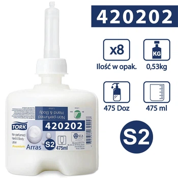 Лосьйон для рук Tork Premium 475 мл 420202 (коробка 8 шт)