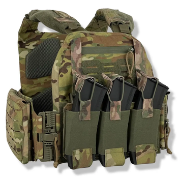 Плитоноска uaBRONIK (Plate Carrier) Мультикам (Закритого типу)