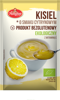 Кисіль зі смаком лимона Amylon Bio Без глютену 30 г (8594006668231)