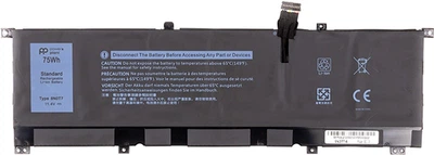 Аккумулятор PowerPlant для ноутбуков DELL XPS 15 9575 Series (8N0T7) 11.4V 6254mAh (NB441884)