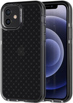 Чохол протиударний силіконовий Tech21 Evo Check для Iphone 12/12 Pro (6.1") Smokey Black T21-8373
