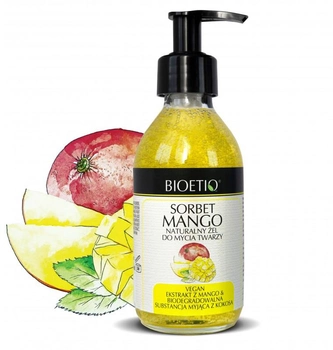 Żel do mycia twarzy Bioetiq Sorbet Mango 200 ml (5903111792404)