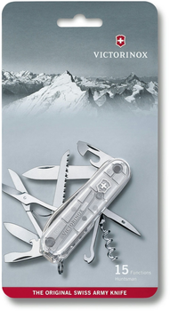 Нож Victorinox Huntsman 91мм/15функ/серебристый, блистер