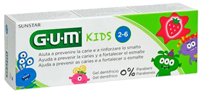 Зубная паста Gum Kids Toothpaste Strawberry 50 мл (70942304153)