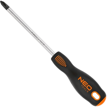 Отвертка NEO Tools крестовая PH2 x 200 мм CrMo (04-025)