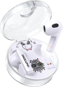 Słuchawki Onikuma T301 TWS White (ON-T301/WE)