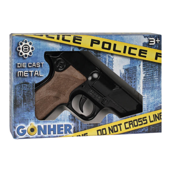 Пістолет металевий поліцейський Gonher (125/6) (8410982012564)
