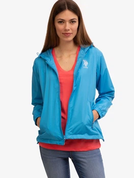 Вітрівка з капюшоном жіноча US Polo Assn 356324034 XS Синя (1159793948)