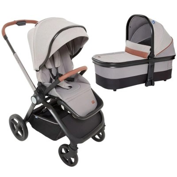 Коляска Chicco 2 в 1 Mysa Світло-сіра (2900990851478) (87026.31.01)